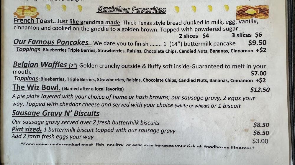 South Greensburg Restaurant Menu image 1