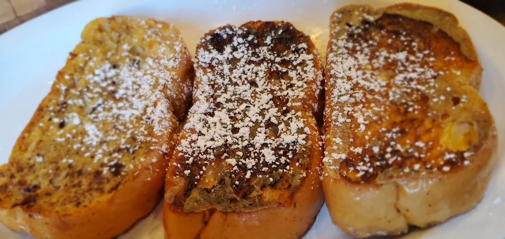 Three Pieces French Toast with Syrup